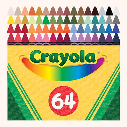 New Box of Crayons Crayola Crayons Panel Cotton Fabric