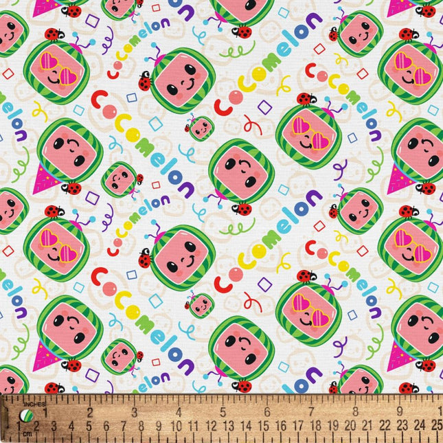 Cocomelon Confetti - 1 Yard Precut