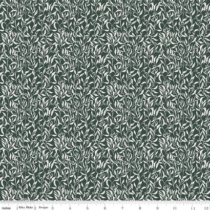 Let's Wander Leaflets Forest Cotton Fabric