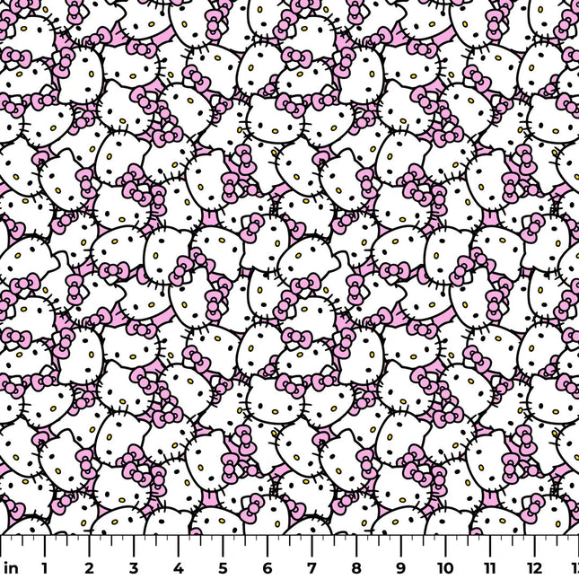 Kawaii Crowd - Sanrio Hello Kitty Cotton Fabric