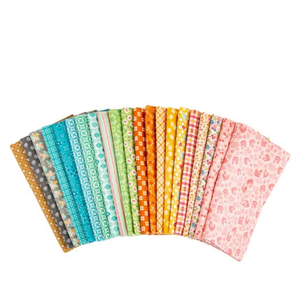Coral Farmer's Daughter One Yard Bundle