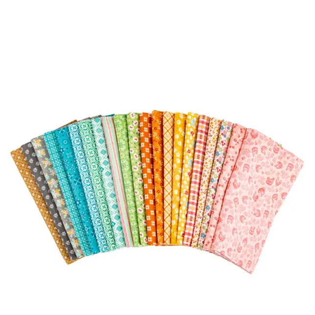 Coral Farmer's Daughter One Yard Bundle