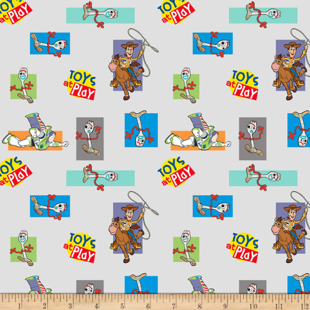 Toy Story Toys at Play Cotton Fabric Pillowcase