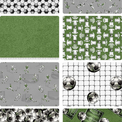 8 Half Yards – Assorted Goal Bound Soccer Half Yard Bundle