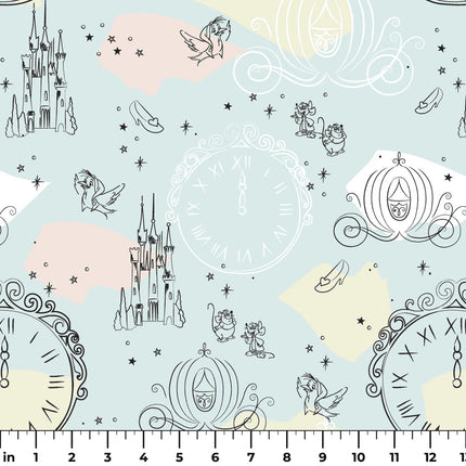 Cinderella Timeless Icons Cotton Fabric