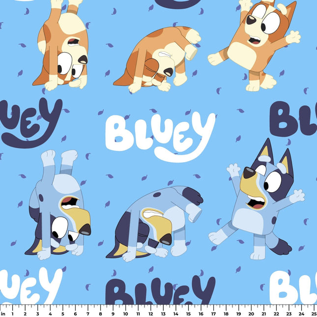Boogie & Bounce - BBC Bluey & Bingo Fleece Fabric