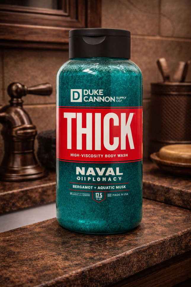 Duke Cannon Thick Body Wash - Naval Diplomacy - Fresh Water & Bergamot Scent