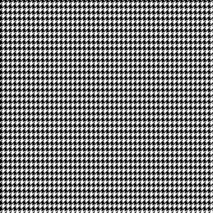 Checker Black Flannel Fabric