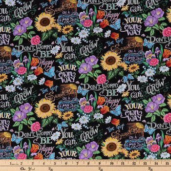 I've Got Sunshine Cotton Calico Fabric