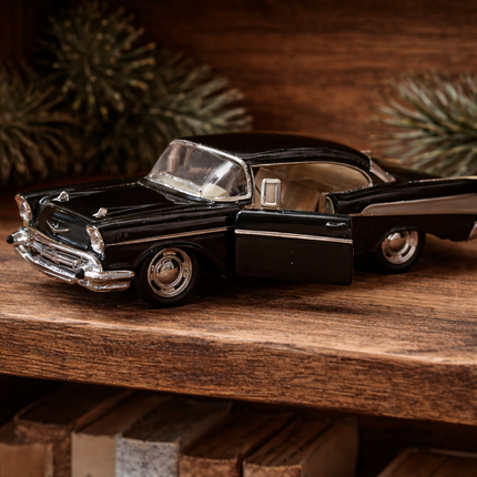 5" DIE-CAST 1957 Chevrolet Bel Air - Black