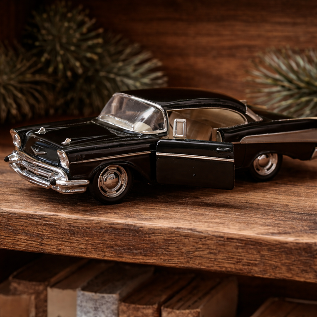 5" DIE-CAST 1957 Chevrolet Bel Air - Black