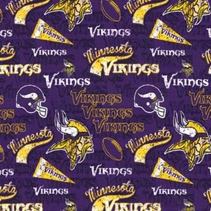 Handmade Valance or Curtain Panel Vikings Retro