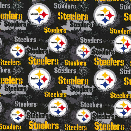 Steeler Distressed Retro Cotton Fabric