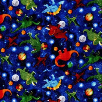 Handmade Placemat Or Table Runner Dinos In Space
