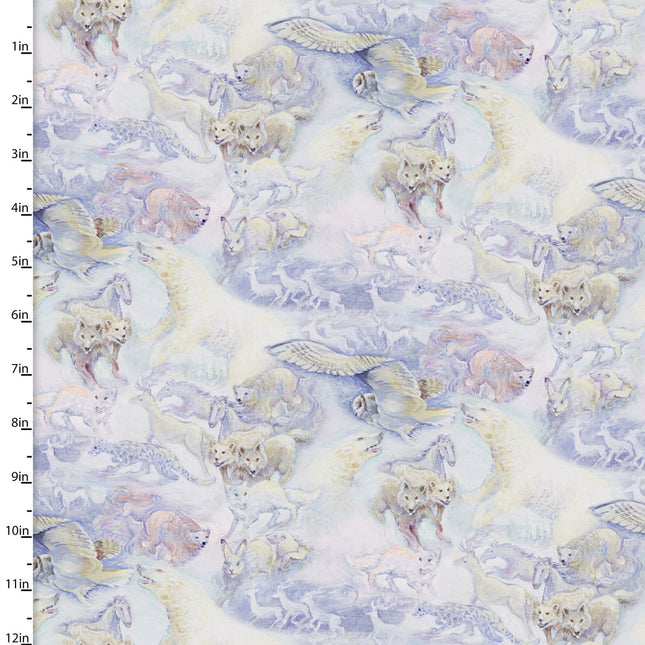 Polar Journey Animal Flight Cotton Fabric