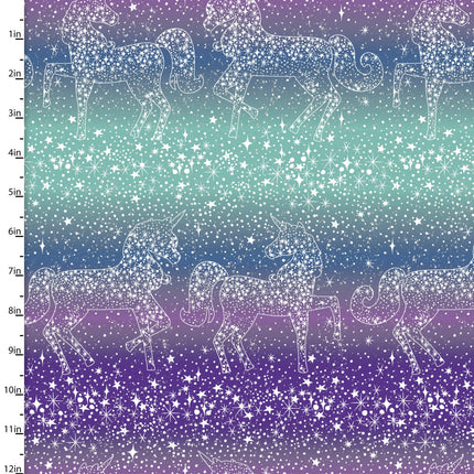 Handmade Placemat Or Table Runner Starlight Star Unicorn Sparkle Glitter