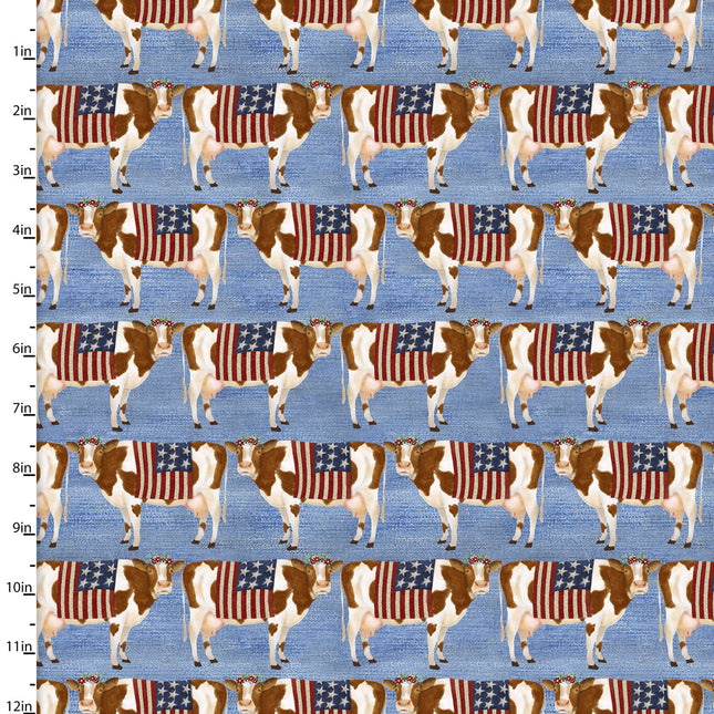 Handmade Placemat Or Table Runner Hometown America Home Cows