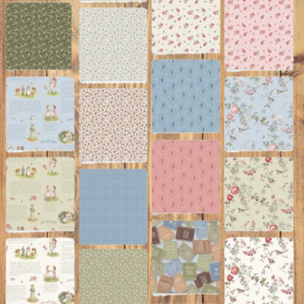 Assorted Anne of the Green Gables Flat Fold Assortment 10 or 25 Yards Bundle Cotton Fabric