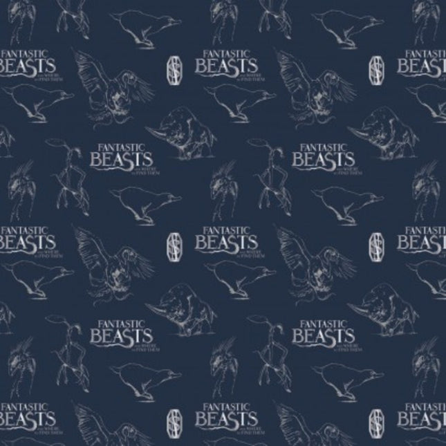 Wizarding World Fantastic Beasts Cotton Fabric