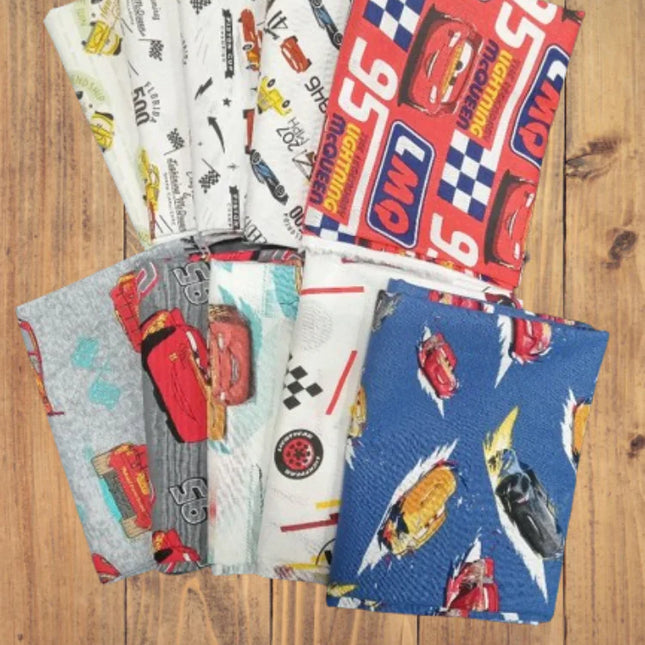 Assorted McQueen and Friends Fabric - 1 lb Scrap Bundle