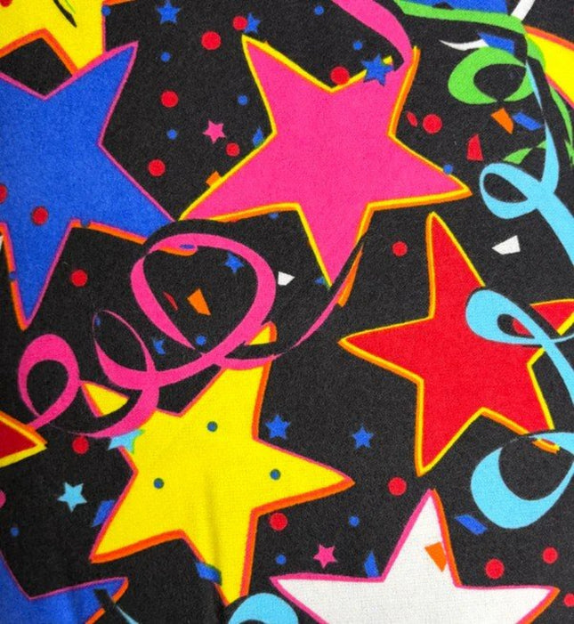 Fluffy Flannel Starz Flannel Fabric