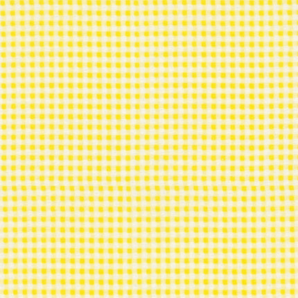 Gingham Plaid Sunshine Flannel Fabric