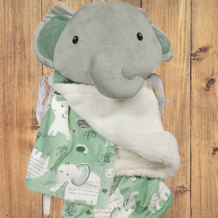 Little Chickadee's Plush Character Blanket