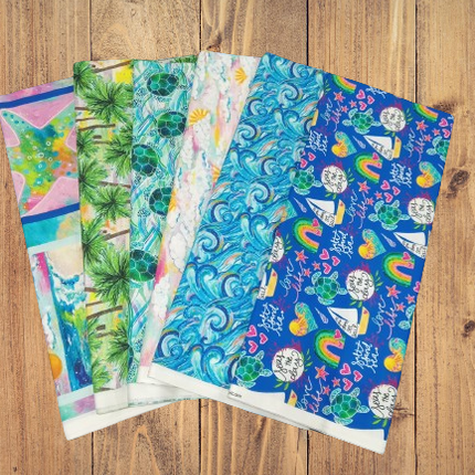 Seas the Day by 3 Wishes Flat Fold Assortment 22 Yard Bundle Cotton Fabric