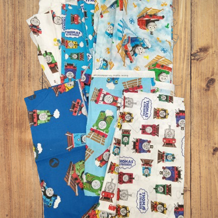 Assorted Thomas and Friends Fabric - 1 lb Scrap Bundle