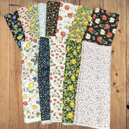 10 Half Yards  -   Assorted Windham Just Fruit Half Yard Bundle