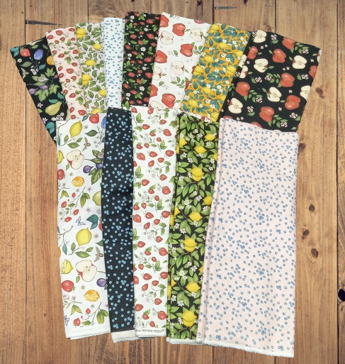 10 Half Yards  -   Assorted Windham Just Fruit Half Yard Bundle