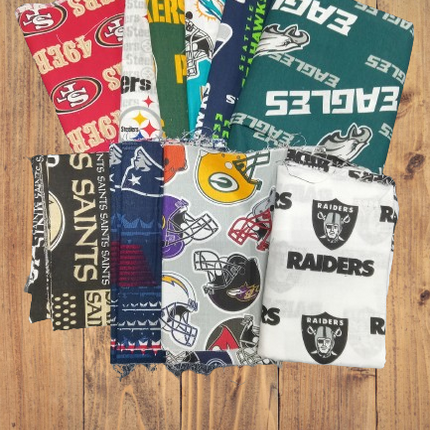 NFL Scrap Bundles Set of 10 Pieces