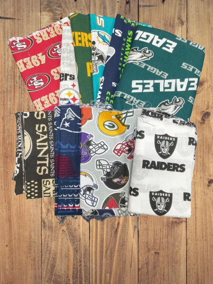 NFL Scrap Bundles Set of 10 Pieces