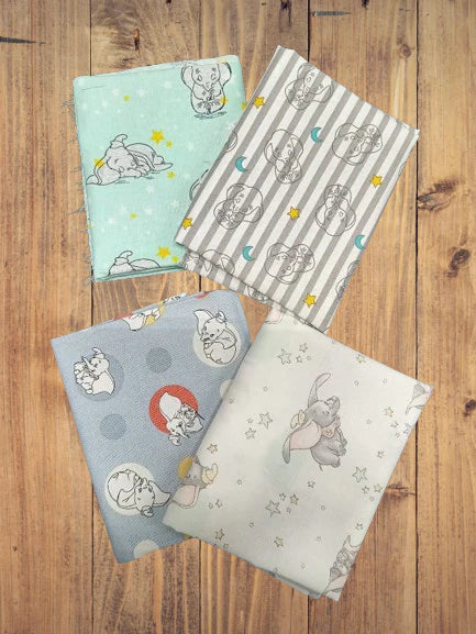 4 Half Yards  -Assorted Dumbo Half Yard Bundle