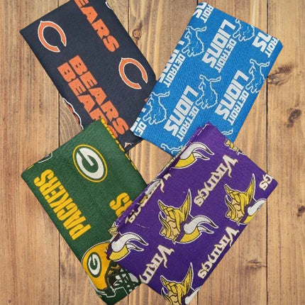 4 Half Yards  -NFC North NFL Half Yard Bundle