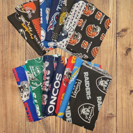 16 Half Yards  -AFC NFL Half Yard Bundle
