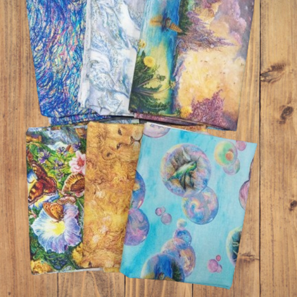 6 Fat Quarters -  Assorted World of Wonder Fat Quarter Bundle