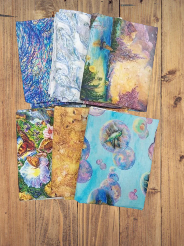 6 Half Yards  -Assorted World of Wonder Half Yard Bundle