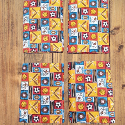 Sport Patch Cotton - 1 Yard Precut Pack of 4