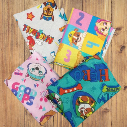 4 Half Yards  -Assorted Paw Patrol Fat Half Yard Bundle
