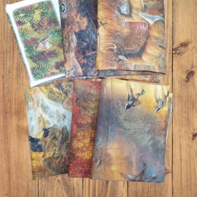 6 Half Yards  -Assorted Whitetail Country Half Yard Bundle