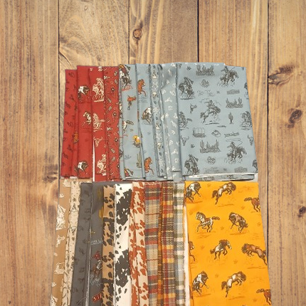 20 Half Yards  - Assorted John Wayne Courage Half Yard Bundle