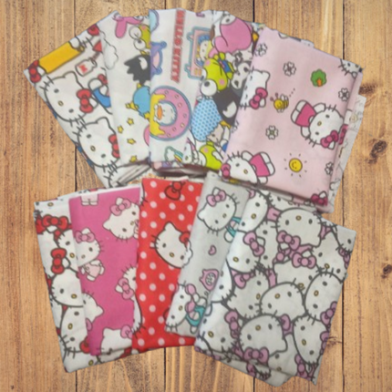 10 Half Yards  - Assorted Hello Kitty Half Yard Bundle