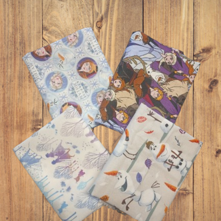 4 Fat Quarters - Assorted Frozen Fat Quarter Bundle