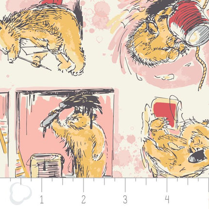 Paddington Pink Cotton Fabric