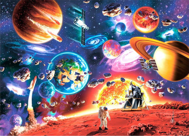 Final Frontier Panel 36" Cotton Fabric