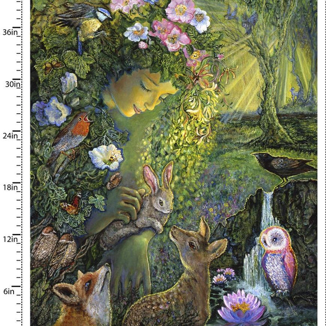 Love is All Around 36" Panel Cotton Fabric