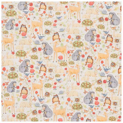 Woodland Cotton Calico Fabric