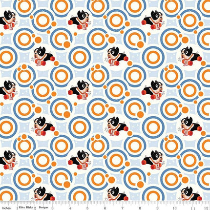 Pop 'n Play Bubble Dots Le Creme Cotton Fabric
