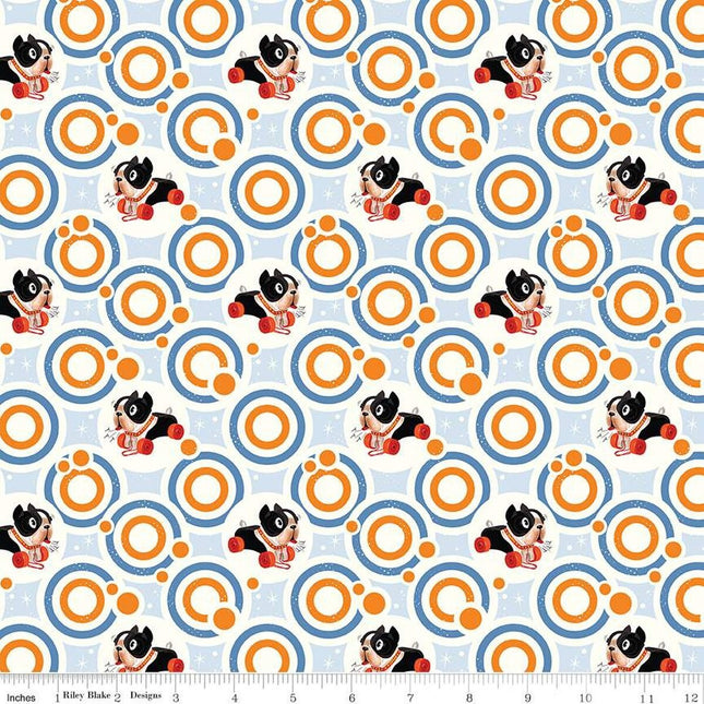 Pillowcase - Pop 'n Play Bubble Dots Le Creme Cotton